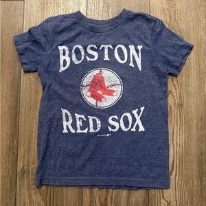 Boston Red Sox Youth Small Graphic T-Shirt Navy MLB Baseball Tee
